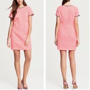 BANANA REPUBLIC Coral Neon Animal Print Dress